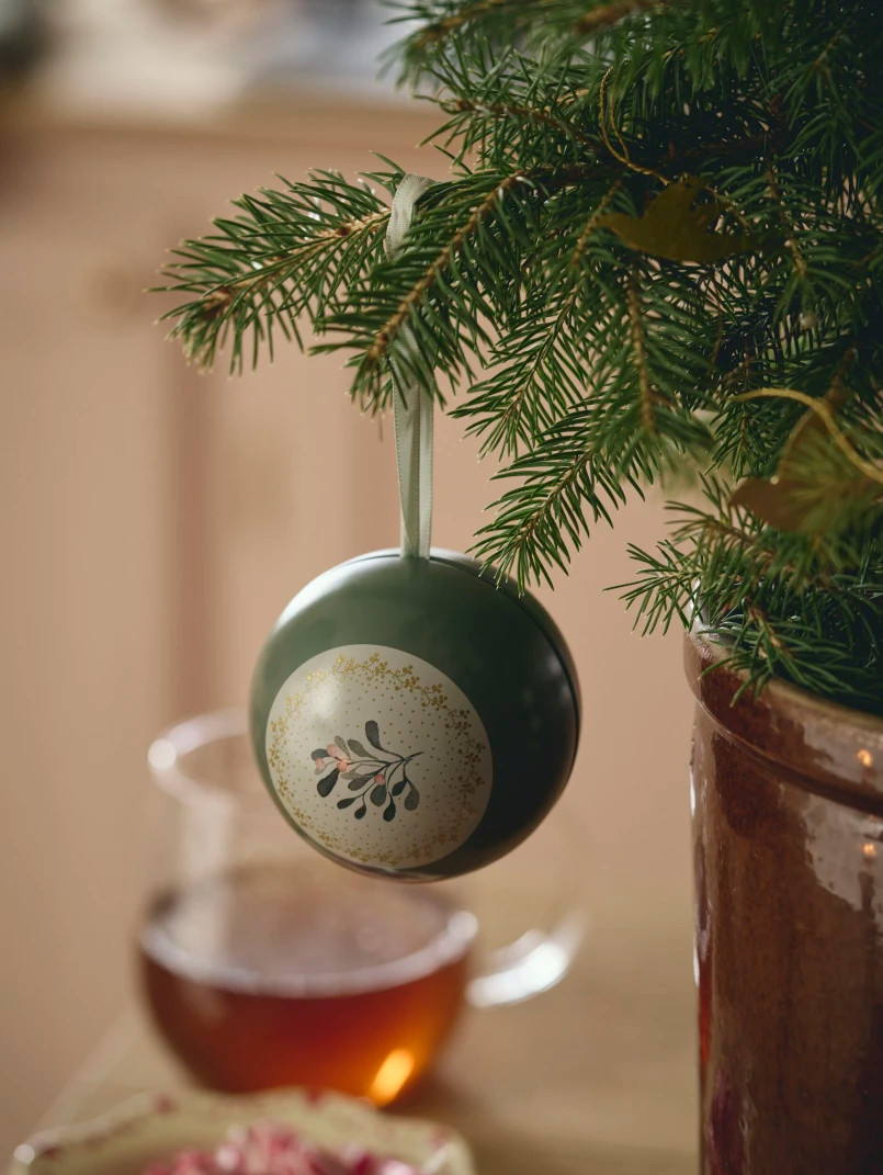 boule de Noël thé blanc Søstrene Grene boule de Noël thé blanc Søstrene Grene