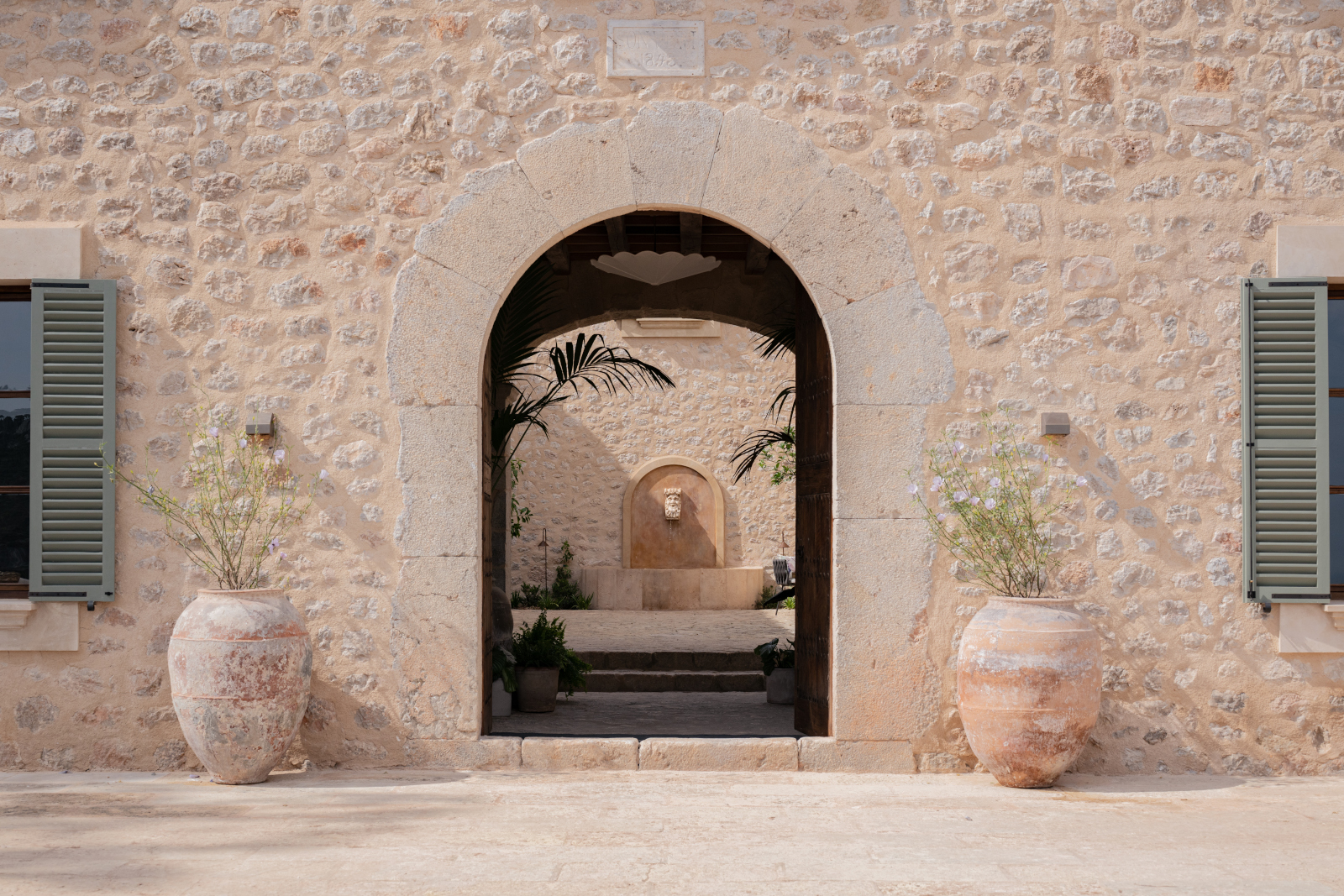 finca rénovée à Majorque maison en pierre Son Verí