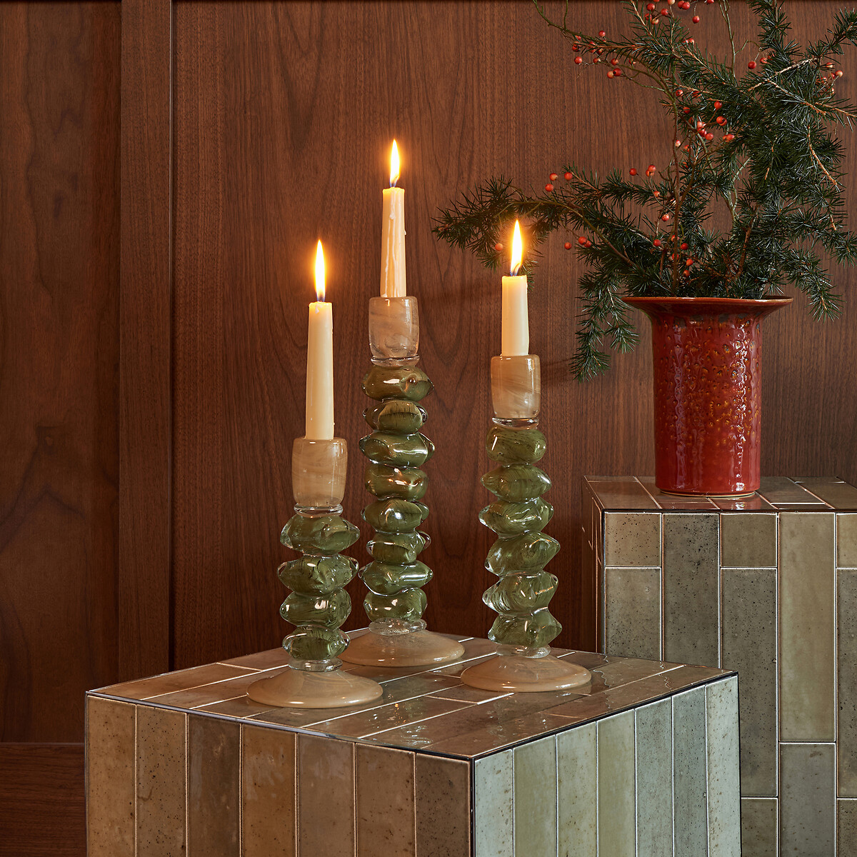 bougeoirs décoration Noël AM.PM 2026