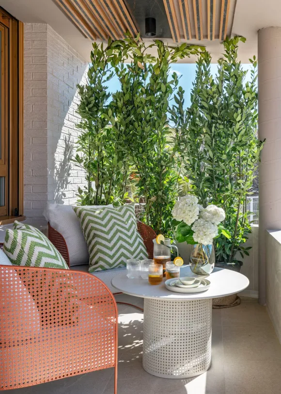 terrasse abritée maison de ville