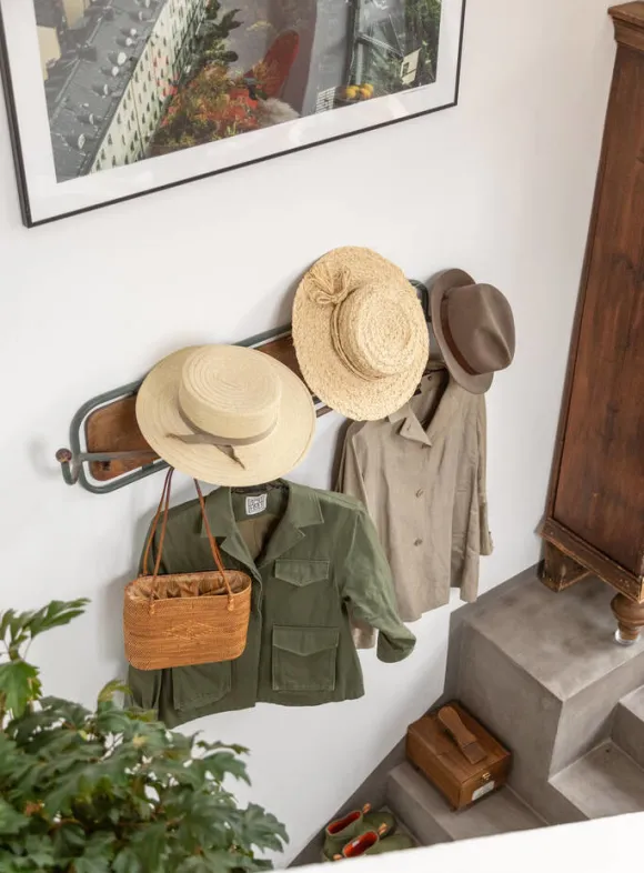 entrée décoration vintage